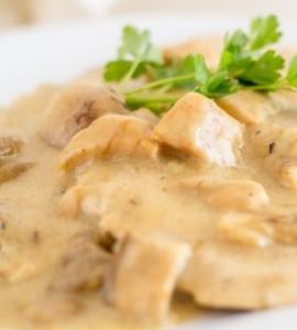 émincé de boeuf sauce crème
